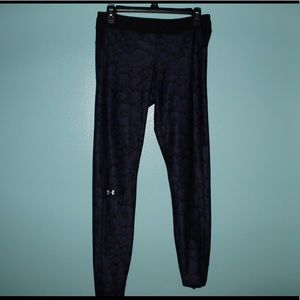 Under armour purple print full length leggings